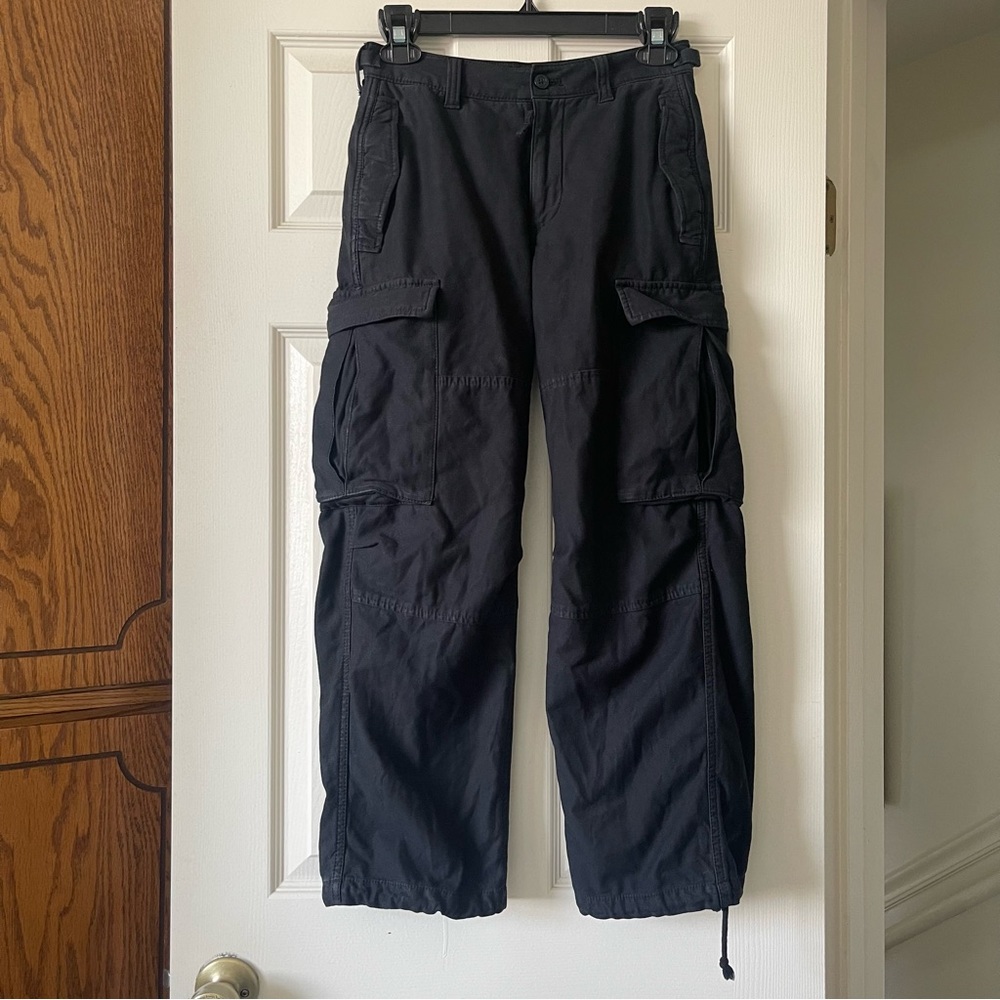 Aritzia Tna Supply Cargo Pants Black Color Size 0 Gem